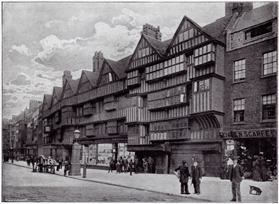 Old Houses at Holborn Bars